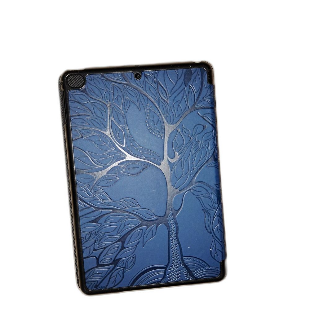 New iPad mini–Case Embossed Tree Pattern PU Leather